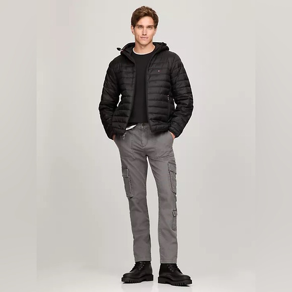 NWT Tommy Hilfiger Men’s Hooded Puffer Jacket - Picture 2 of 5